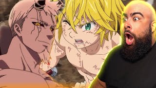 MELIODAS VS HENDRICKSON  Seven Deadly Sins Episode 24 Reaction [upl. by Ahsino]