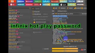 infinix hot playunlock password unlock tool [upl. by Adelia979]