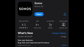 New Sonos App Update 800404  Whats new [upl. by Griffis527]