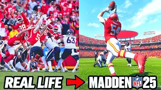 I Recreated TOP PLAYS From NFL Week 10 in Madden 25 [upl. by Martelle]