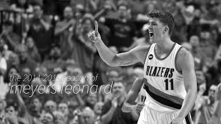 Meyers Leonard 20142015 Blazers Season Highlights [upl. by Josh]