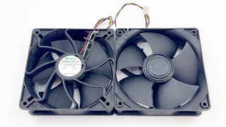 Original Nidec W12E12BS11B507 12V 165A 6000RPM 4Pin cooling fan for Antminer [upl. by Bound]