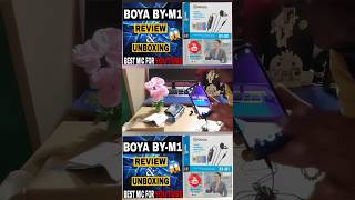 BOYA BYM1 microphone unboxing☺️😁shorts ytshorts viralshorts boyabym1mic unboxing [upl. by Delano233]