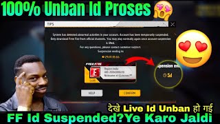 FF Id Temporarily Suspended 5 Days Problem Solve  FF Id Ban Ko Unban Kaise Kare 2023  FF Suspended [upl. by Coates]