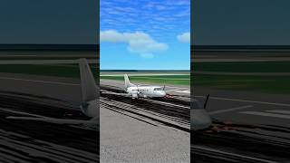 SAAB 340B Belly Landing aviation a320 flightsimulator avgeek crash emergencylanding landing [upl. by Ratna687]