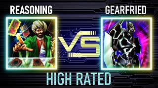 Reasoning vs Gearfried  High Rated  Goat Format  Dueling Book [upl. by Angelika]