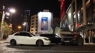 AMG SHUTDOWN 3x C63 DR520 1 OF 20 and Edition 507 in Birmingham [upl. by Raddie523]