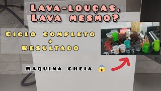 Lava Louças Brastemp 8 serviços BL08  review teste de lavagem [upl. by Bixby]