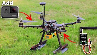 How To Add FPV Camera To Drone  Make FPV Camera Drone  TS832 and RC832 FPV System  DIY FPV [upl. by Hannaj646]