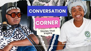 Conversation Corner Ep 1 Guest Mbulelo Mbira youngpodcaster [upl. by Maddy610]