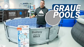 Bestway Steel Pro Max Pools Review 🌊 Die modernen Gartenpools  Hertie [upl. by Bramwell]