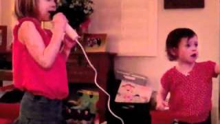 Toddler sings GLEE Karaoke Dont Stop Believin [upl. by Eneleoj490]