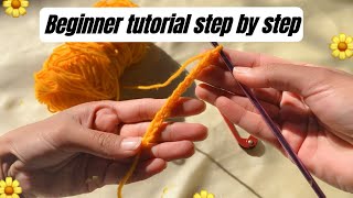 Crochet beginners tutorial  part 1 [upl. by Malonis741]