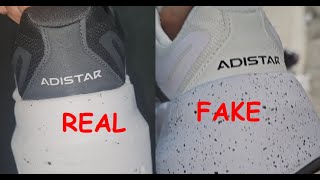 Adidas Adistar real vs fake How to spot fake Adidas Adistar 1 sneakers [upl. by Ferino]