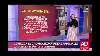 Conozca el programa de las elecciones judiciales [upl. by Nytsirhc]