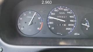 1995 Honda civic hatchback 14i 75HP 90 0100kmh acceleration [upl. by Retha814]