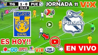 Tigres vs Puebla en vivo donde ver a que hora juega Tigres vs Puebla Jornada 11 Liga MX 2024 [upl. by Landmeier]