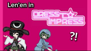 Making Lenen characters in Dress To Impress [upl. by Narud345]