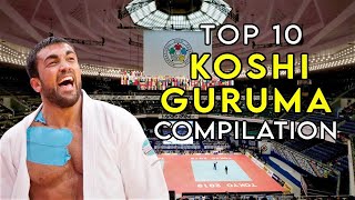 Top 10 Judo Koshi guruma Compilation Highlights  腰車 [upl. by Asillem]