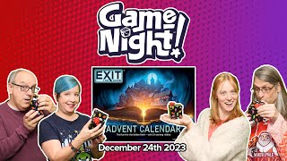 GameNight 24 Days of Christmas  Exit The Game Advent Calendar The Hunt for the Golden Book Day 24 [upl. by Bloomer]