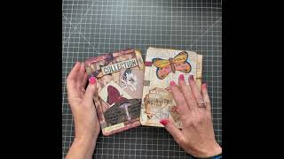 Part 1 No Sew Binding File Folder Junk Journal [upl. by Verda]