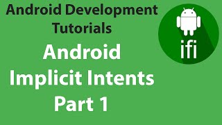 9 Understanding Android Implicit Intents [upl. by Yeffej]