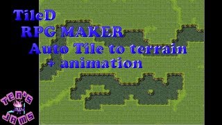 How to TileD Rpg Maker auto tile terrain tutorial [upl. by Ulric]