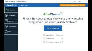 Adwcleaner auf die neuste Version aktualisieren [upl. by Naldo]