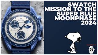 SWATCH MISSION TO THE SUPER BLUE MOONPHASE  The Limited MoonPhase Watch [upl. by Ahsiya]