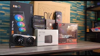 Gaming PC building 750 Ryzen 5 7600X \ RX 6600 XT \ B650E Build 003 [upl. by Ria]