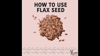 How to Use Flax Seed  Yum Shorts [upl. by Maible]