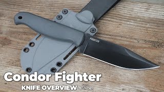 Condor Fighter Fixed Blade Knife  5Minute Review  Atlantic Knife [upl. by Bausch]