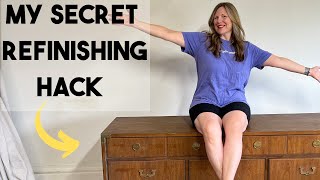 Watch my secret refinishing hack Furniture Makeover  Furniture Flip [upl. by Liahcim]