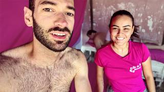 Full Body Massage on Praia do Futuro 🏖️ – Fortaleza 🇧🇷 [upl. by Arhoz]