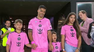 Luis Suárez Officially Introduced to Inter Miami in Season Opener [upl. by Baird]