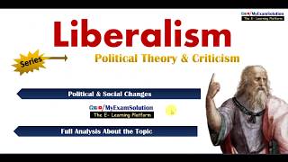 Liberalism  Political Theory amp Criticism  NTA UGC NET Exam [upl. by Kingsley550]