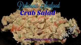 Easy Delicious Crab Seafood Salad Recipe How To Make Imitation Crab Salad [upl. by Bloxberg134]