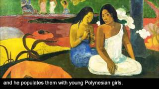 Paul Gauguin Arearea 1892  59  History of Art in less than one minute [upl. by Akerehs]