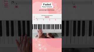 Faded Alan Walker  Easy Piano Tutorial Part 2 pianotutorial christianmusic christianpiano [upl. by Rednasxela908]