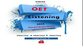 OET LISTENING 40 REAL EXAM JANUARY 2024 [upl. by Memory232]