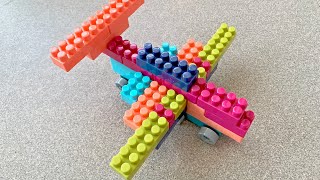 100 minutes relaxing satisfying with plane and robot building blocks [upl. by Neik]