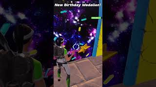 New Birthday Medalion fortniteshorts fortnite [upl. by Necyrb23]