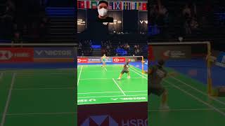 Jonatan Christie badminton shortsvideo sports badmintonlovers streetbadminton volleyball [upl. by Nallek]