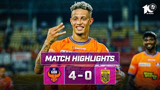 Match Highlights  FC Goa 40 Hyderabad FC  MW 21  ISL 202324 [upl. by Donatelli]