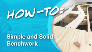 HowTo Simple and Solid Benchwork for your Model Railroad [upl. by Eiblehs]