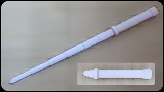 How to make a Paper Extended Sword tutorial [upl. by Wilkinson]