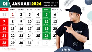 Kalender Tahun 2024 Lengkap dengan Libur Nasional [upl. by Anida]