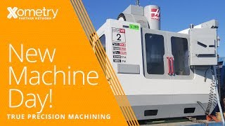 Timelapse New Machine Day at Xometry Partner True Precision Machining [upl. by Hege]