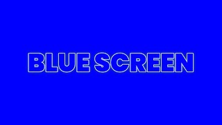 Blue Screen  A Screen Of Pure Blue  Background  Backdrop  Screensaver  Full HD [upl. by Elok334]