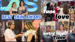 Best skin care award presented by Zareen khan [upl. by Katerine671]